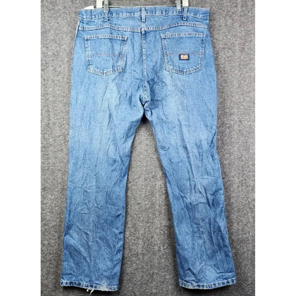 Big Smith Work Clothes Jeans Men 40x30 Blue Straight‎ Leg Denim W916263